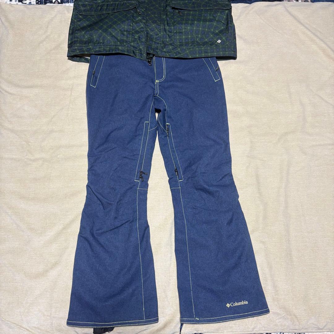 Columbia チェック柄 防水スノーウェア上下セット　メンズ　XLコロンビア