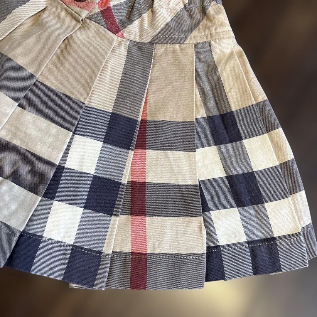 バーバリー チェック柄プリーツスカート - メルカリ