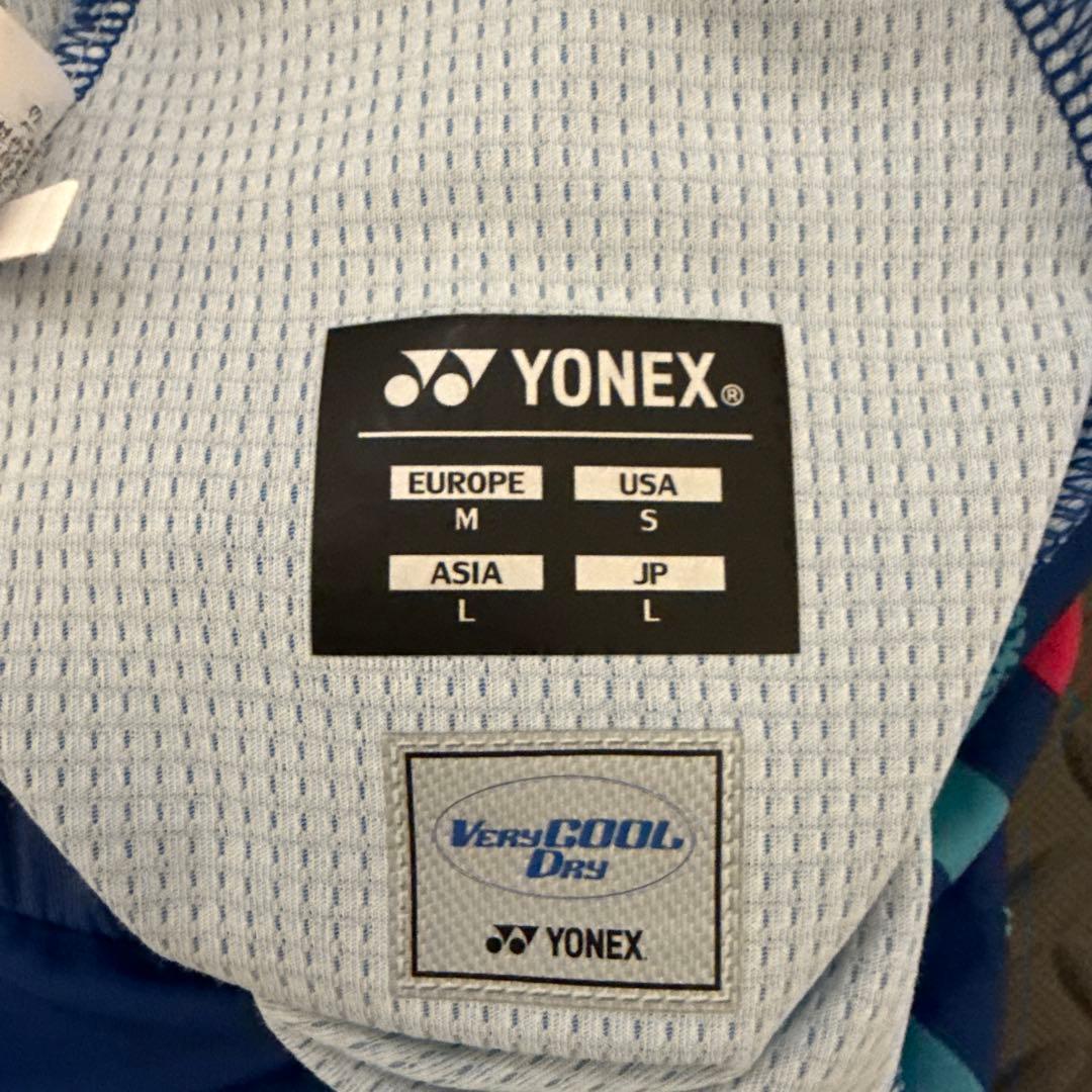 YONEX バドミントン ハーフパンツ Lサイズ 青
