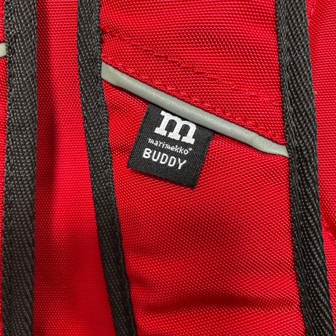 希少 marimekko BUDDY 限定カラー　赤 リュック