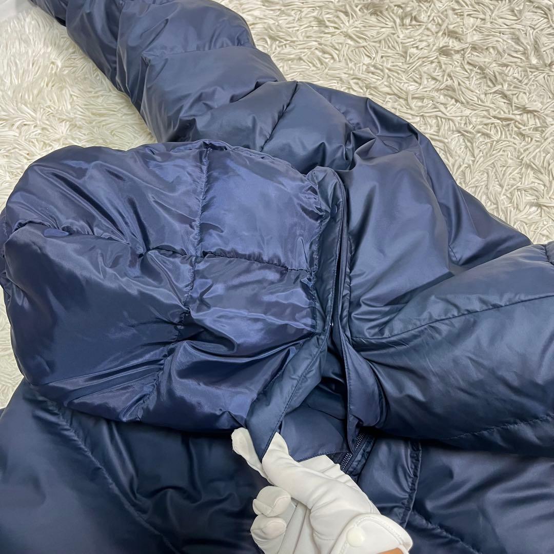 PUMA プーマ　ダウンコート　ベンチコート　肉厚　L ネイビー　大きいサイズ