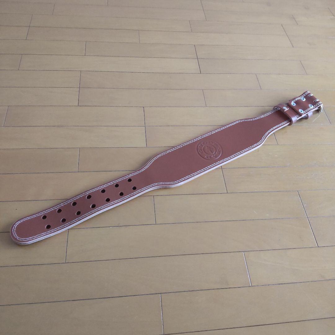 【KHT】ゴールドジムGOLD'S GYMプロレザーベルトSサイズ