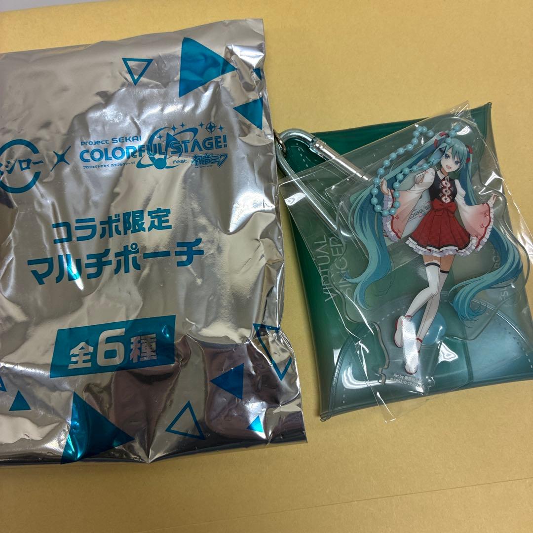 スシロー×プロセカ コラボ限定マルチポーチ 初音ミク - メルカリ