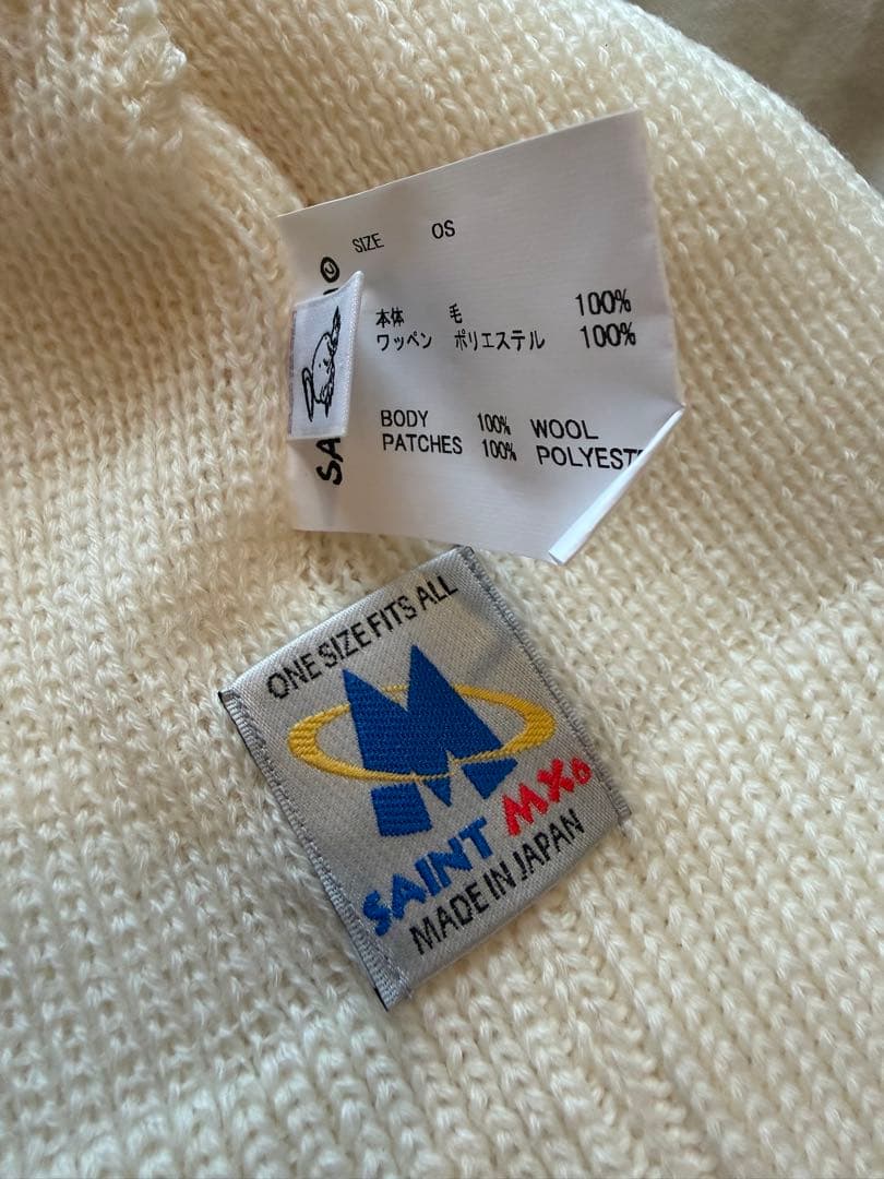 SAINT ホワイト ニット帽