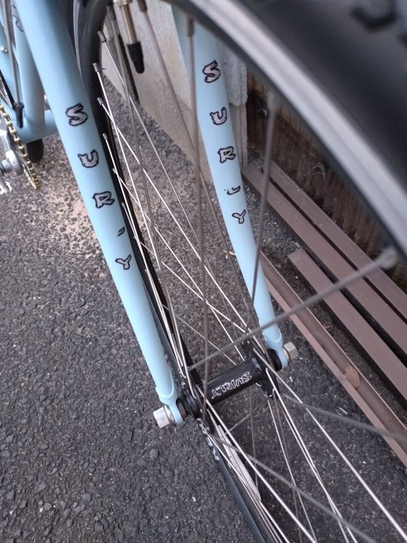 Surly Steamroller 水色 ピストバイク　サイズ56