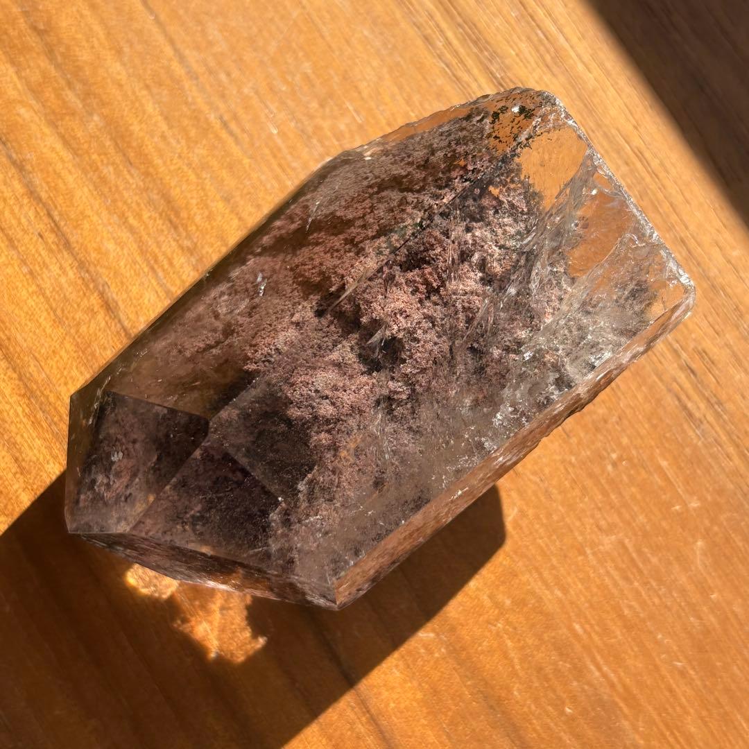 天然石 ガーデンクォーツ フリーフォーム置物166g