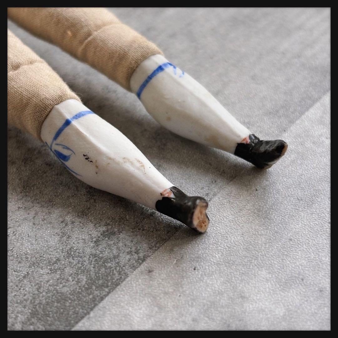 レアアンティーク パリアンドール　ビスクドール　チャイナヘッドドール