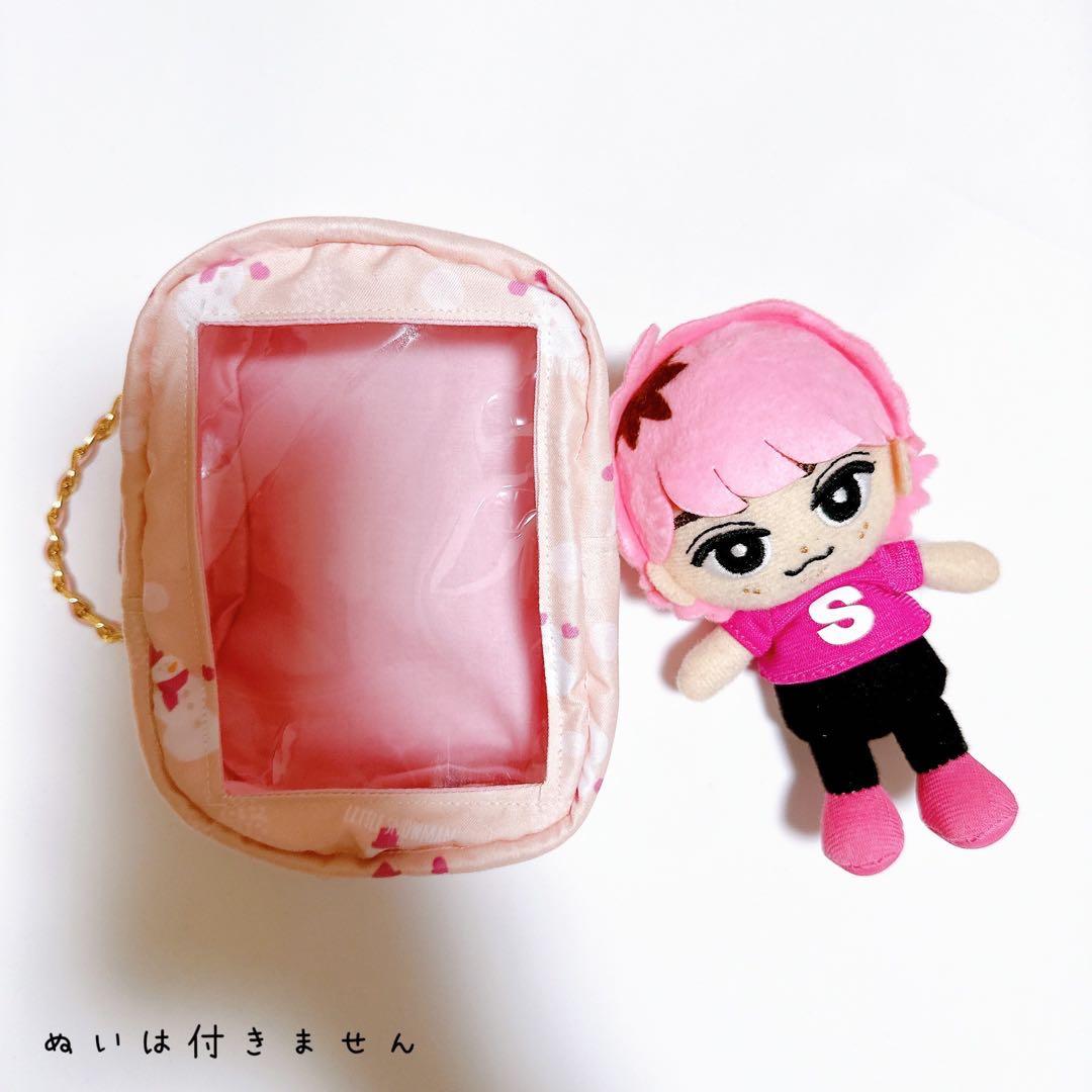 即購入OK◎すのチルぬいポーチ 雪だるま柄 佐久間大介 SnowMan ピンク