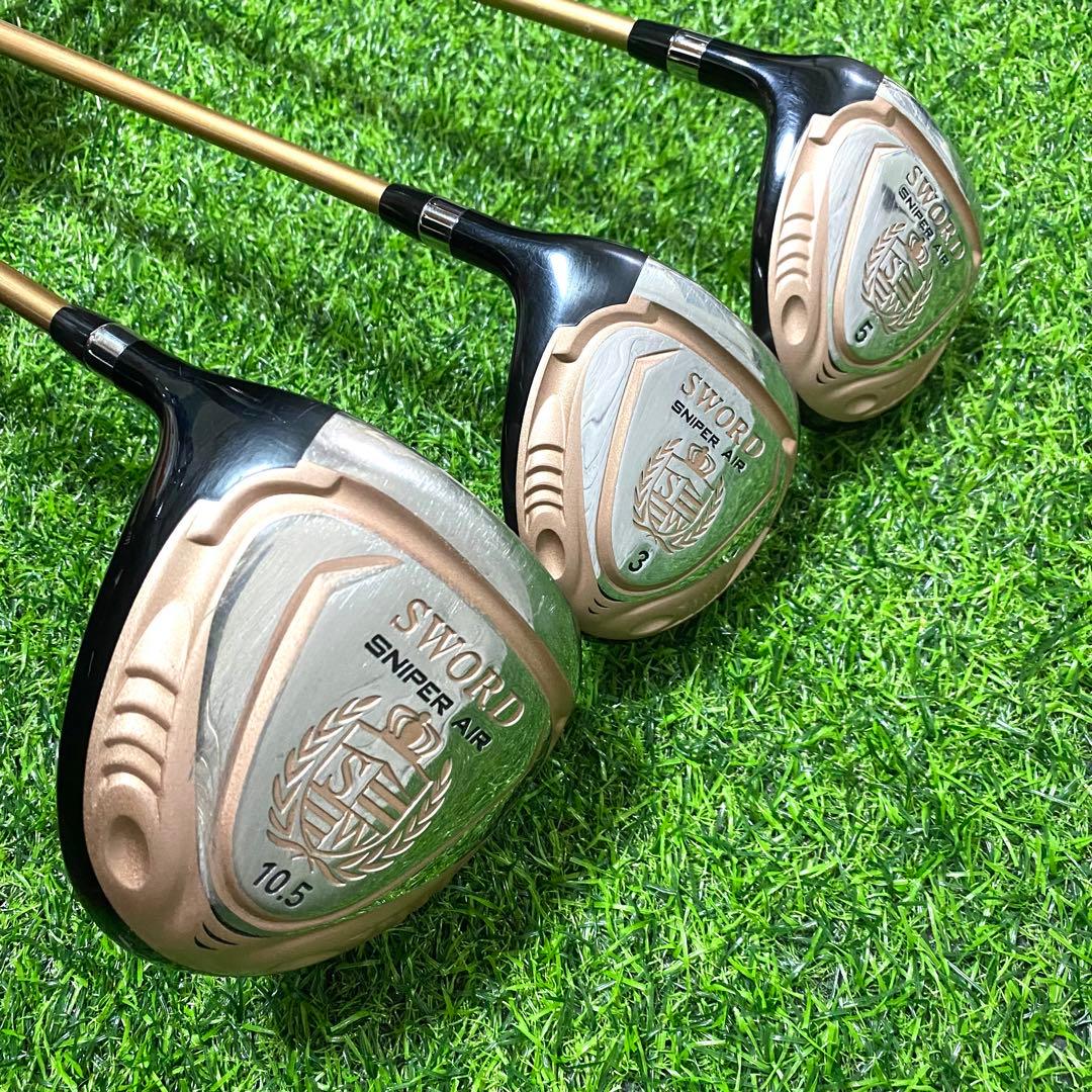 カタナ スウォード スナイパーエアー ゴルフセット 13本 左 レフティ R