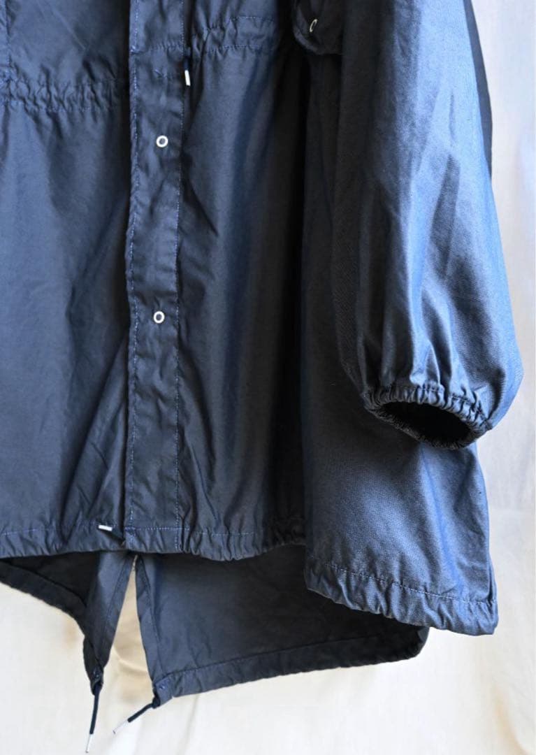 80'sデッドストック/アメリカ軍/スノーカモ モッズパーカー/ネイビー染