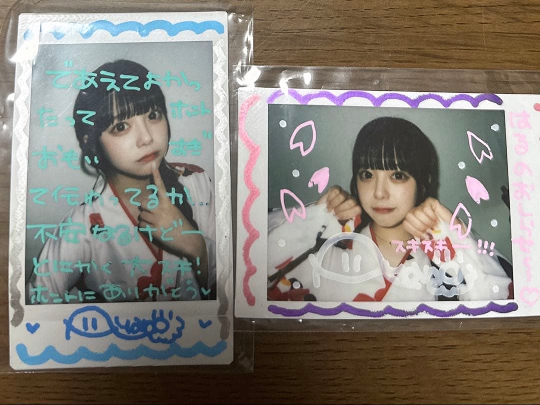 増田彩乃　巫女デコチェキセット