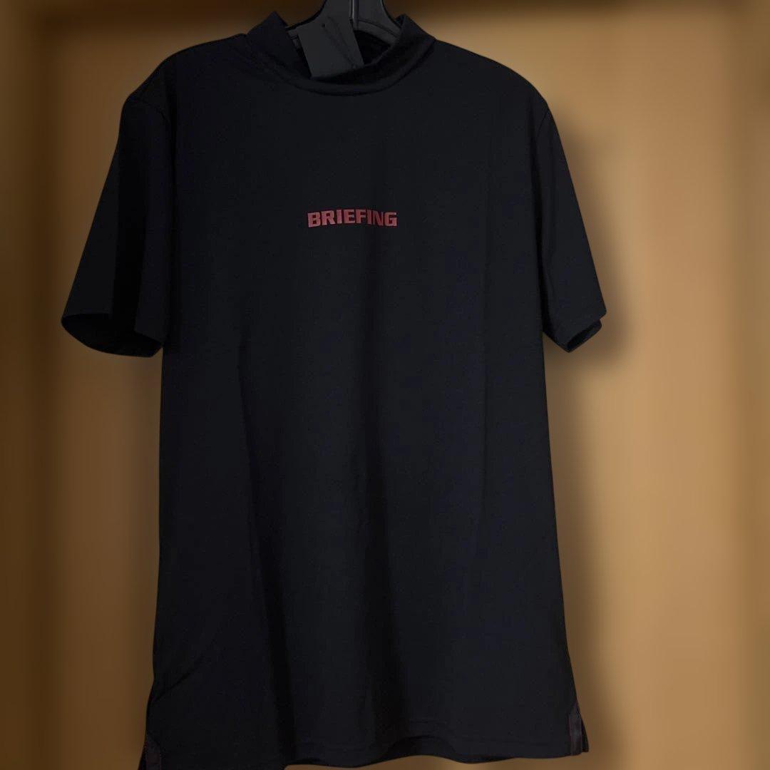 BRIEFING ハイネック黒シャツ