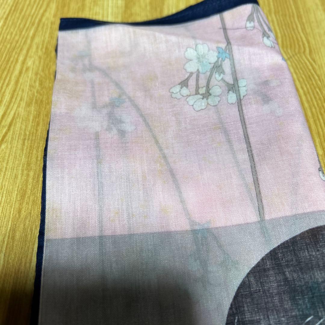 大判ハンカチ　テーブル掛け　風呂敷　喜多川歌麿　京都祇園KATORIYA 京友禅