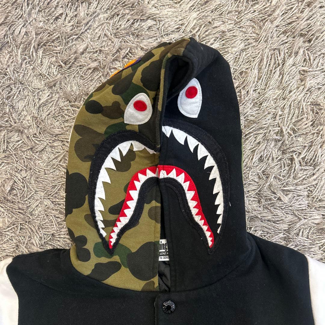 A BATHING APE エイプ シャーク　キルティング　レディース