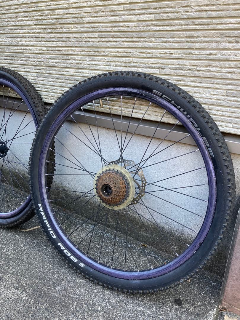 MTB 26 x 2.10 SCHWALBE タイヤホイール 前後セット