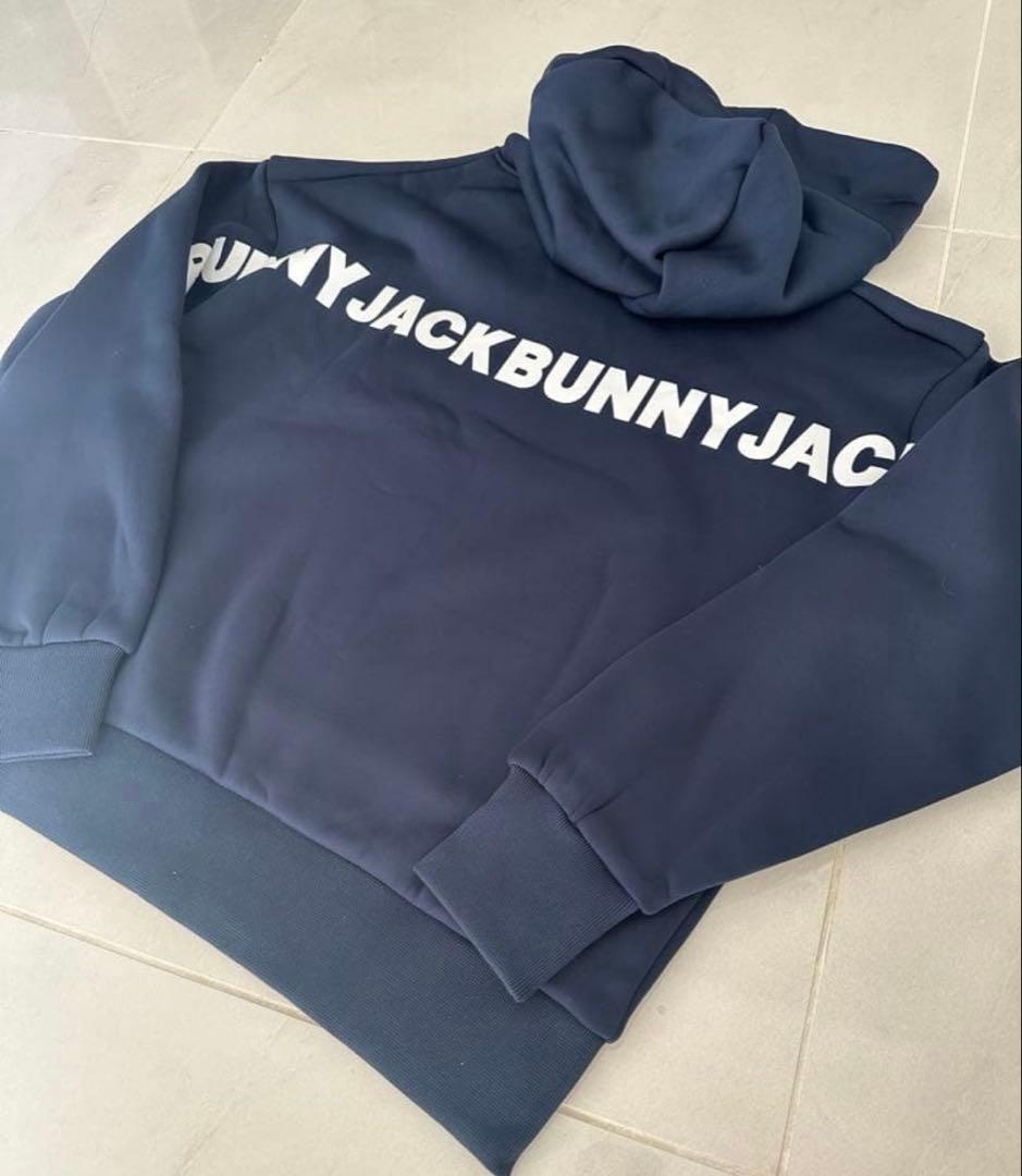 ジャックバニーKARUISHI裏フリースフーディプルオーバー