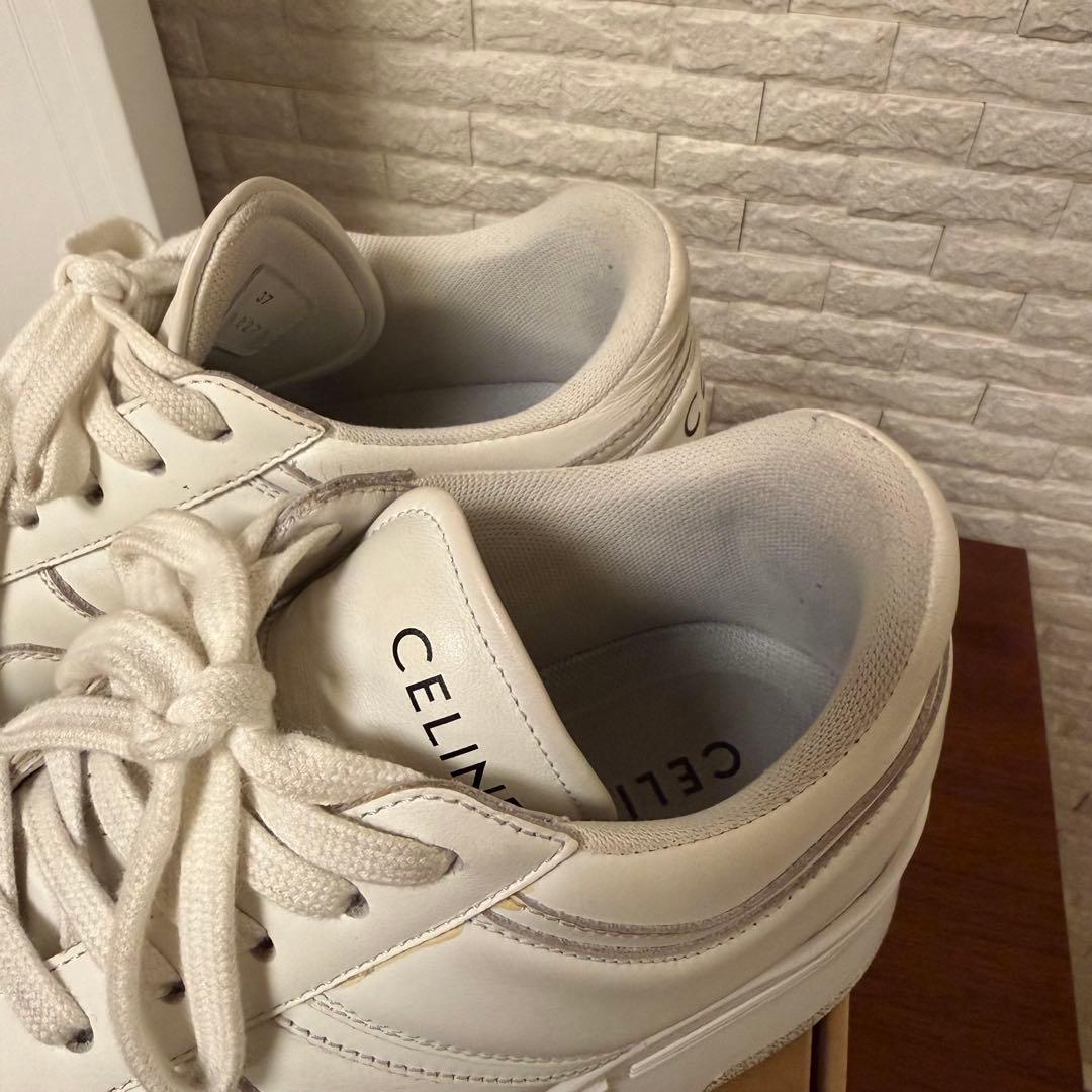 最終値下げ！正規CELINE ブロックスニーカー ウェッジアウトソール