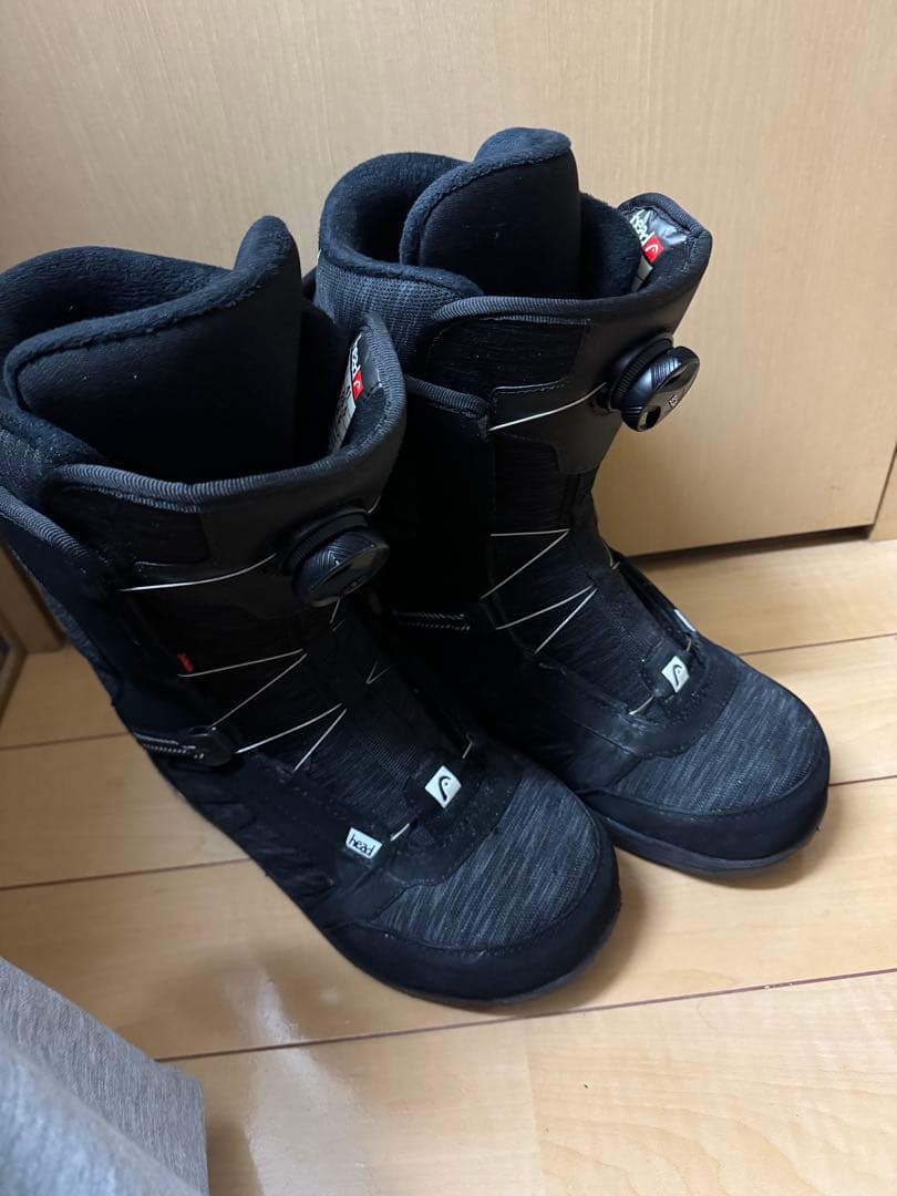 美品 HEADスノーボードブーツ ブラック 26.5cmダイヤル式