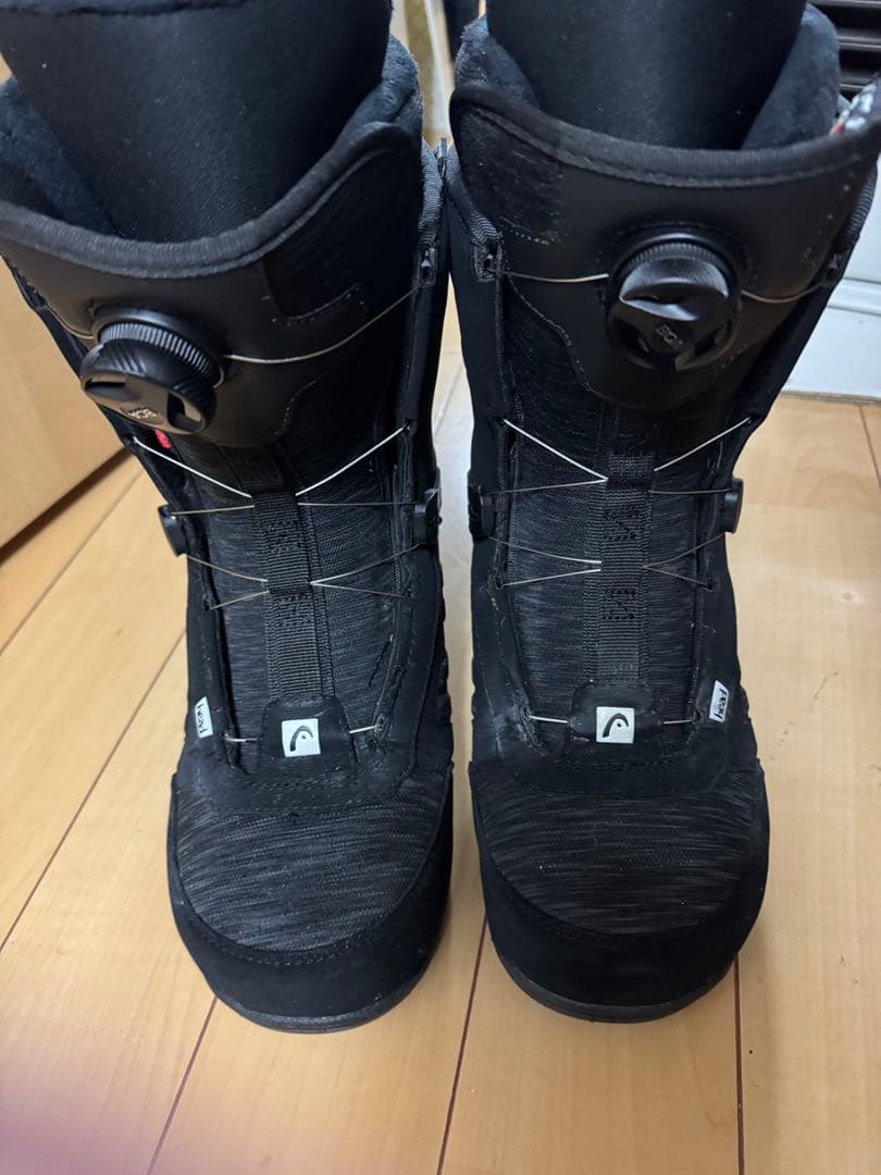 美品 HEADスノーボードブーツ ブラック 26.5cmダイヤル式