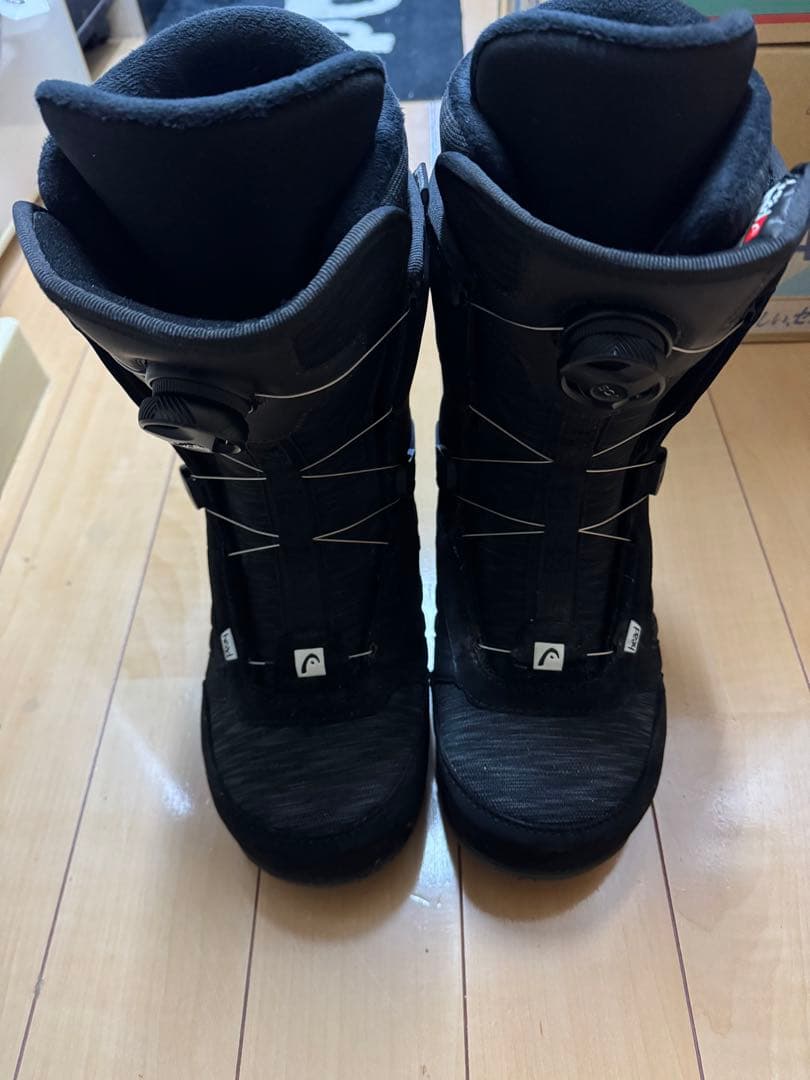美品 HEADスノーボードブーツ ブラック 26.5cmダイヤル式