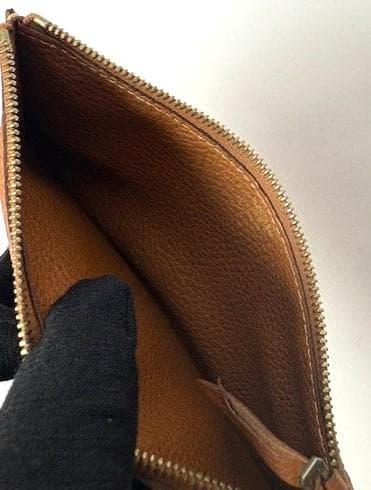 ◆HERMES◆エルメス◆ドゴンGM/ゴールド×ゴールド金具/シェーブル