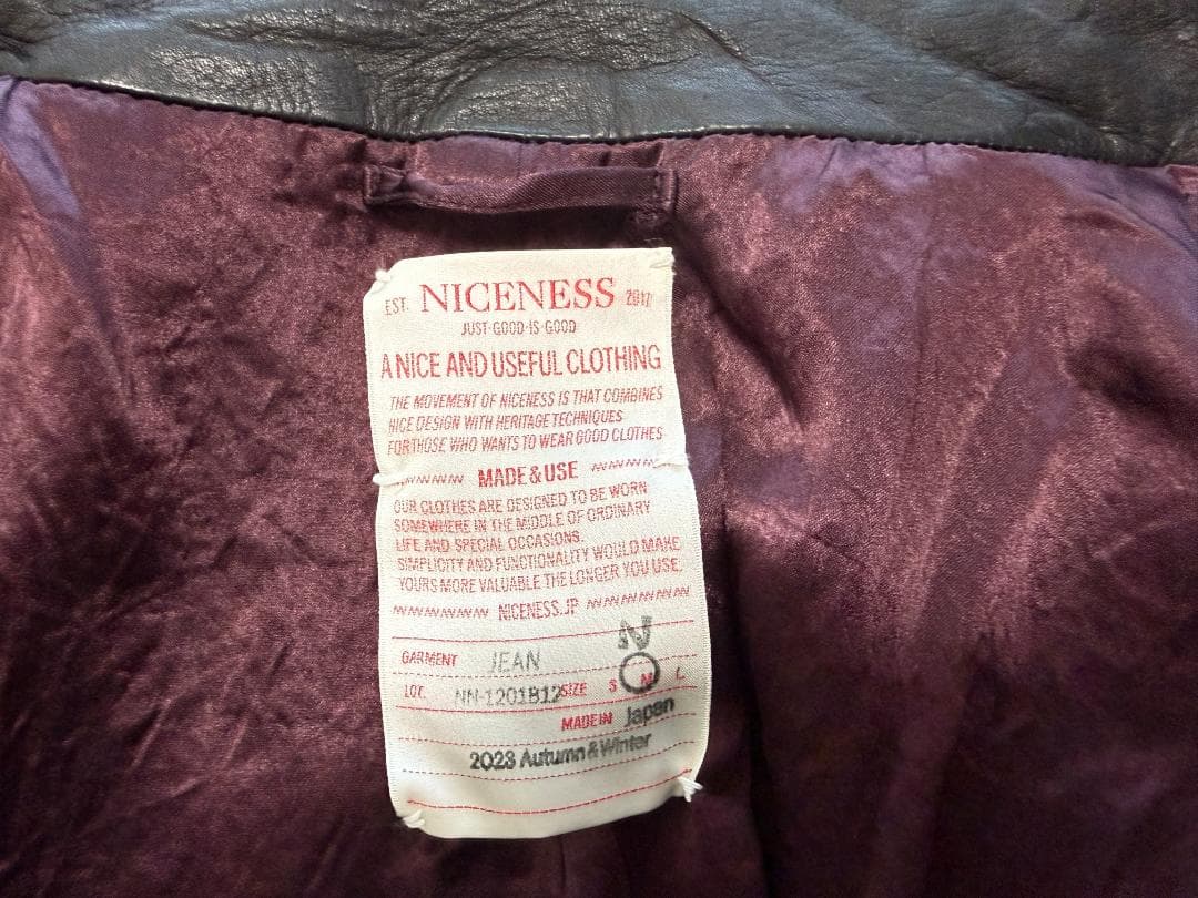 ▪️ NICENESS（ナイスネス） JEAN BLCK ▪️