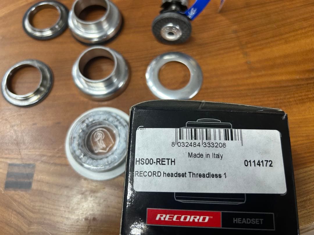 カンパニョーロ レコード ヘッドセット 1インチスレッドレス HS00-RETH