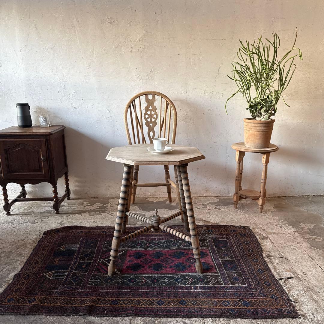 年末・年始SALE 八角形サイドテーブル ローテーブル　コーヒーテーブル