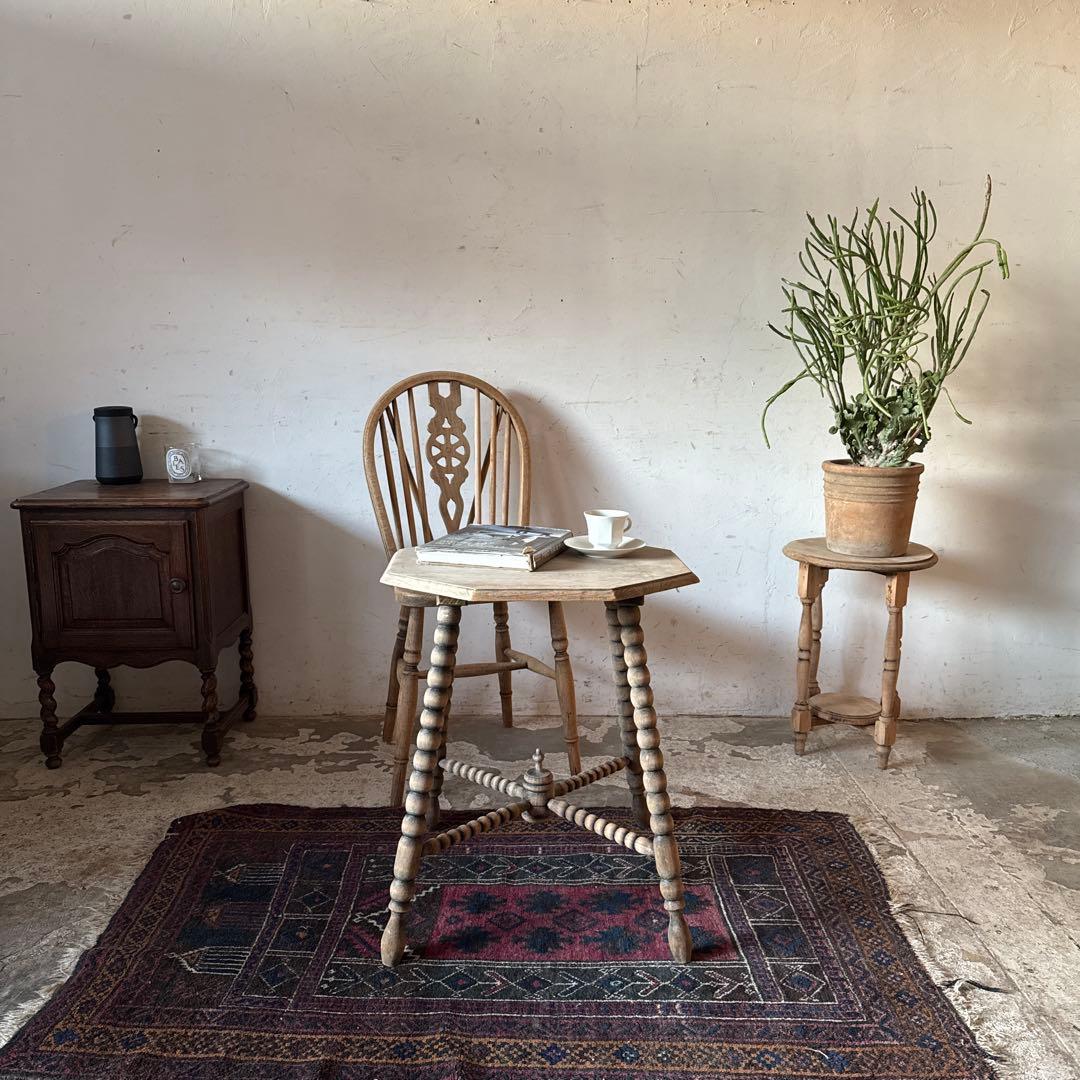 年末・年始SALE 八角形サイドテーブル ローテーブル　コーヒーテーブル