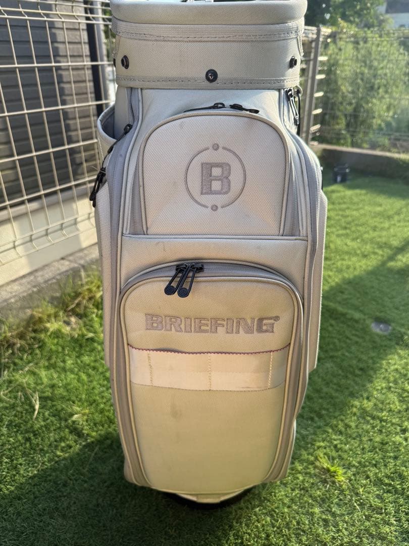 BRIEFING キャディバッグ ホワイト