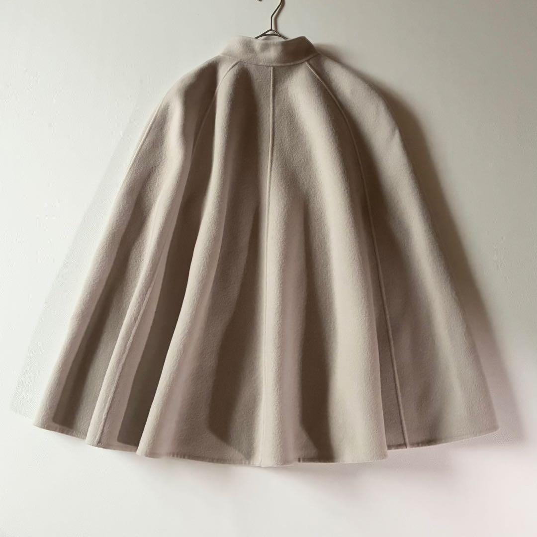 新品タグ付き✨アナイ 2023AW ミドルケープコート ウール ベルト付き