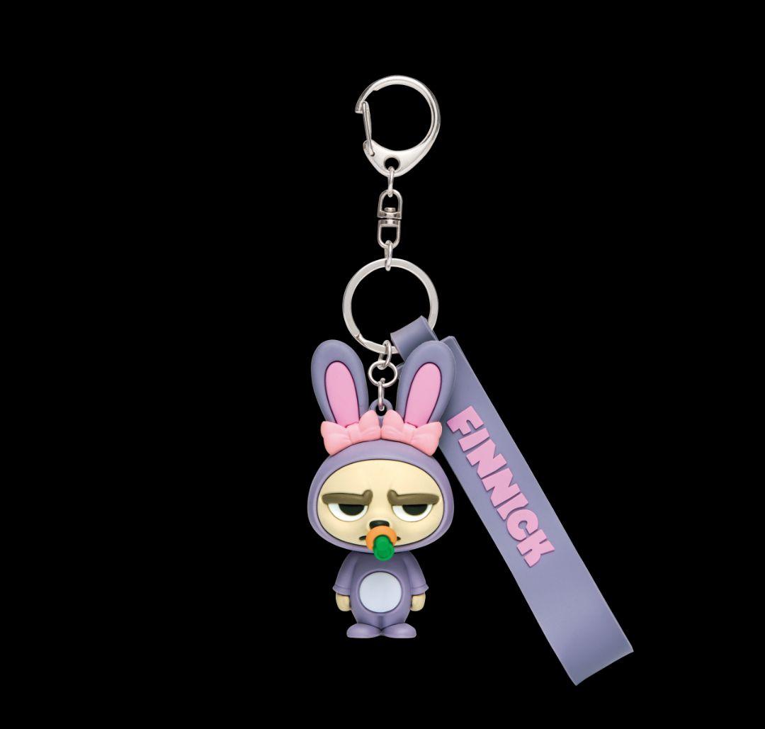 ズートピア2 ハッピーくじ F賞 ラバーマスコットキーホルダー