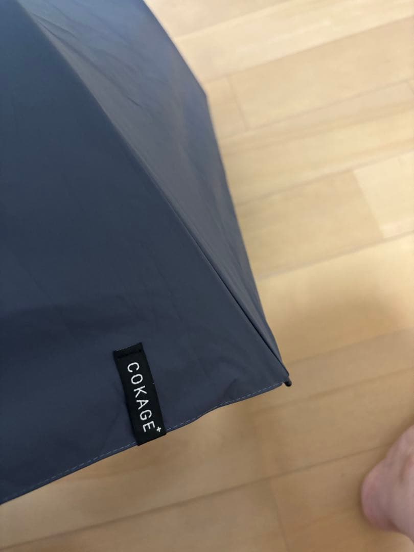 cokage + active 折りたたみ日傘 ミッドナイトブルー 自動開閉 - メルカリ