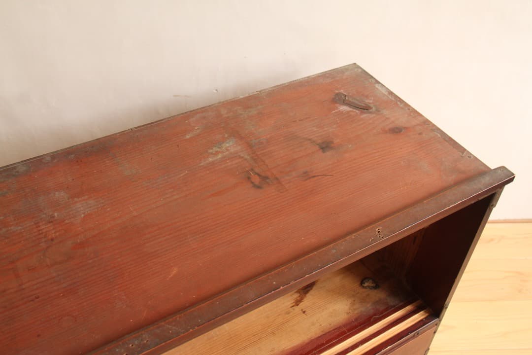 棚　2段　木製　収納棚　古道具　古家具　ビンテージ　アンティーク　レトロ