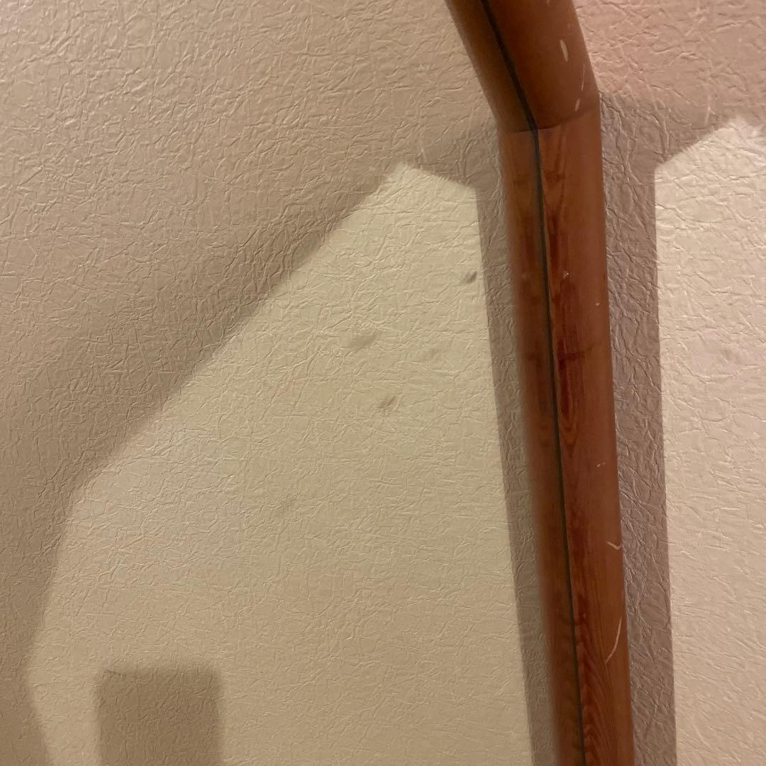 アンティーク　レトロ　壁掛け鏡　八角形ミラー ウォールミラー