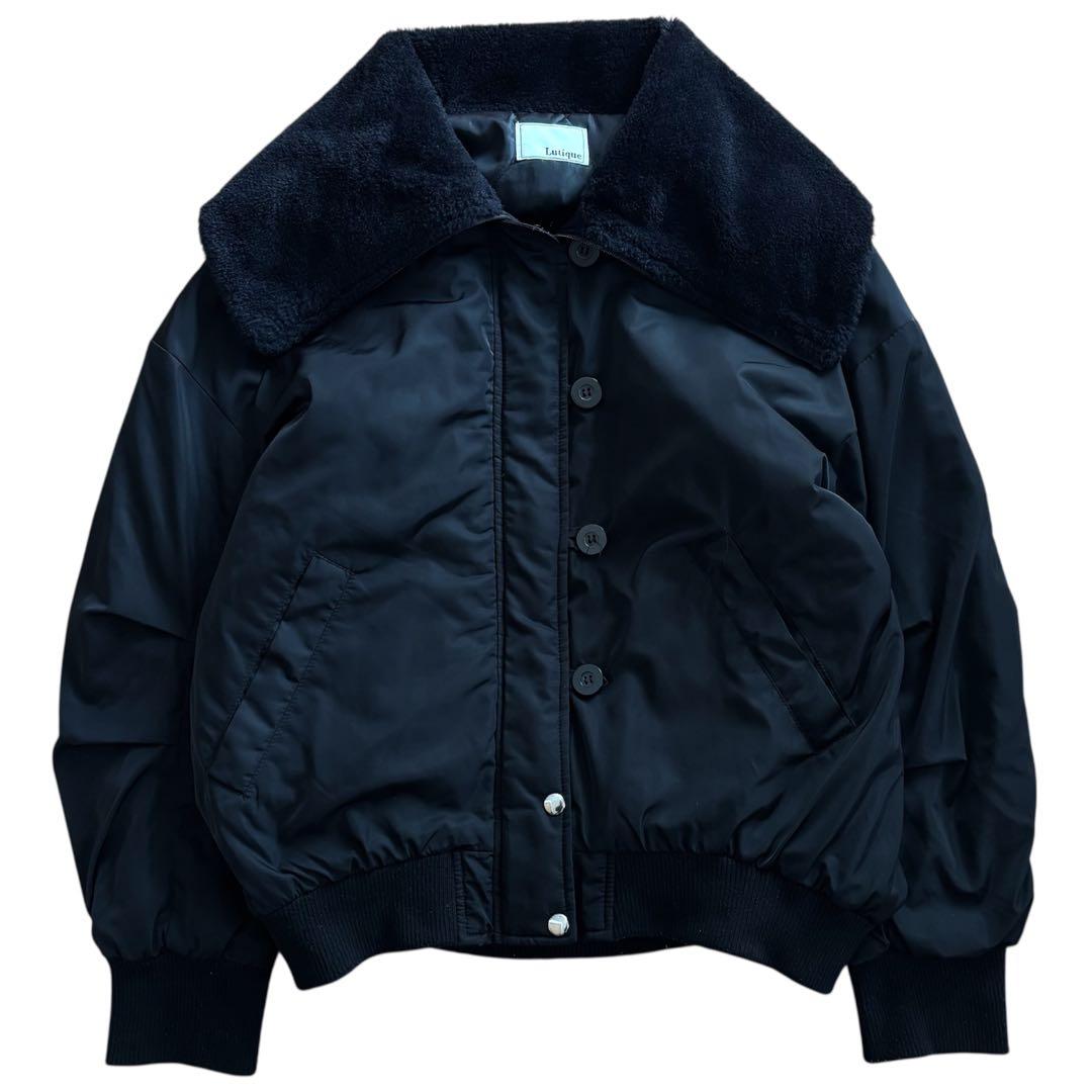 グランジ y2k 平成ギャル パンクロック N-2Bフェイクファー ミリタリー