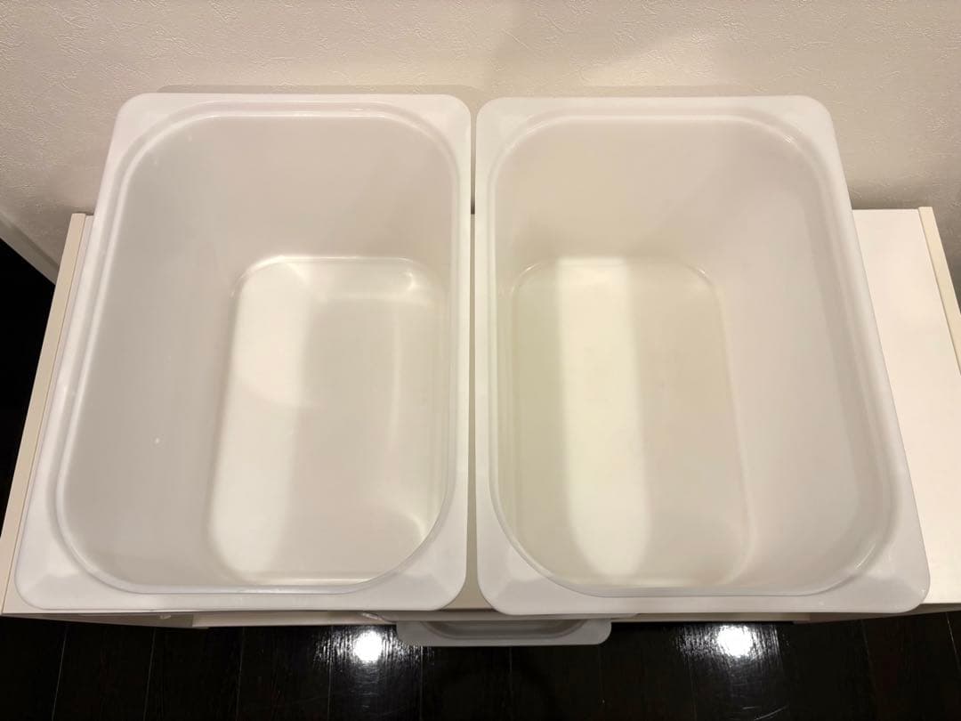 IKEA ★ トロファスト ホワイト 収納ボックス付き