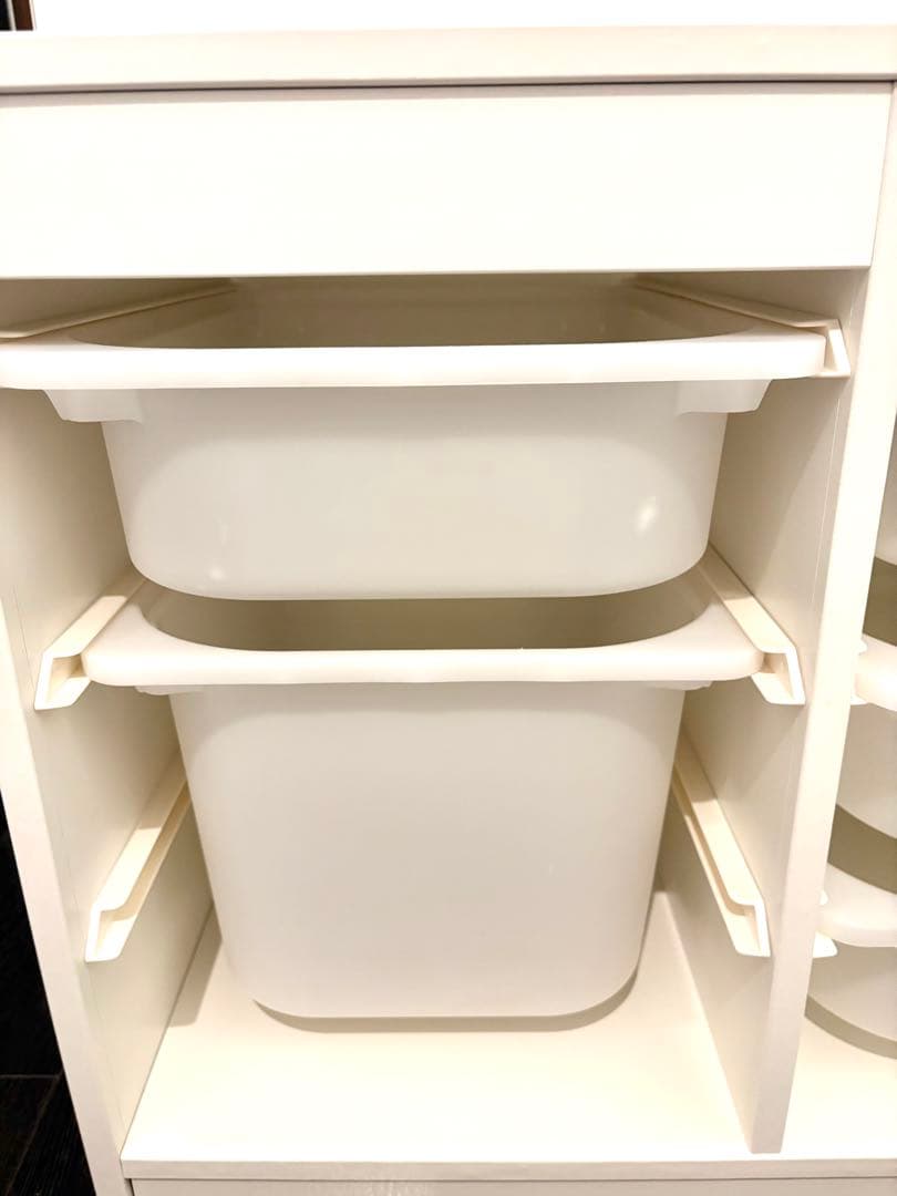 IKEA ★ トロファスト ホワイト 収納ボックス付き