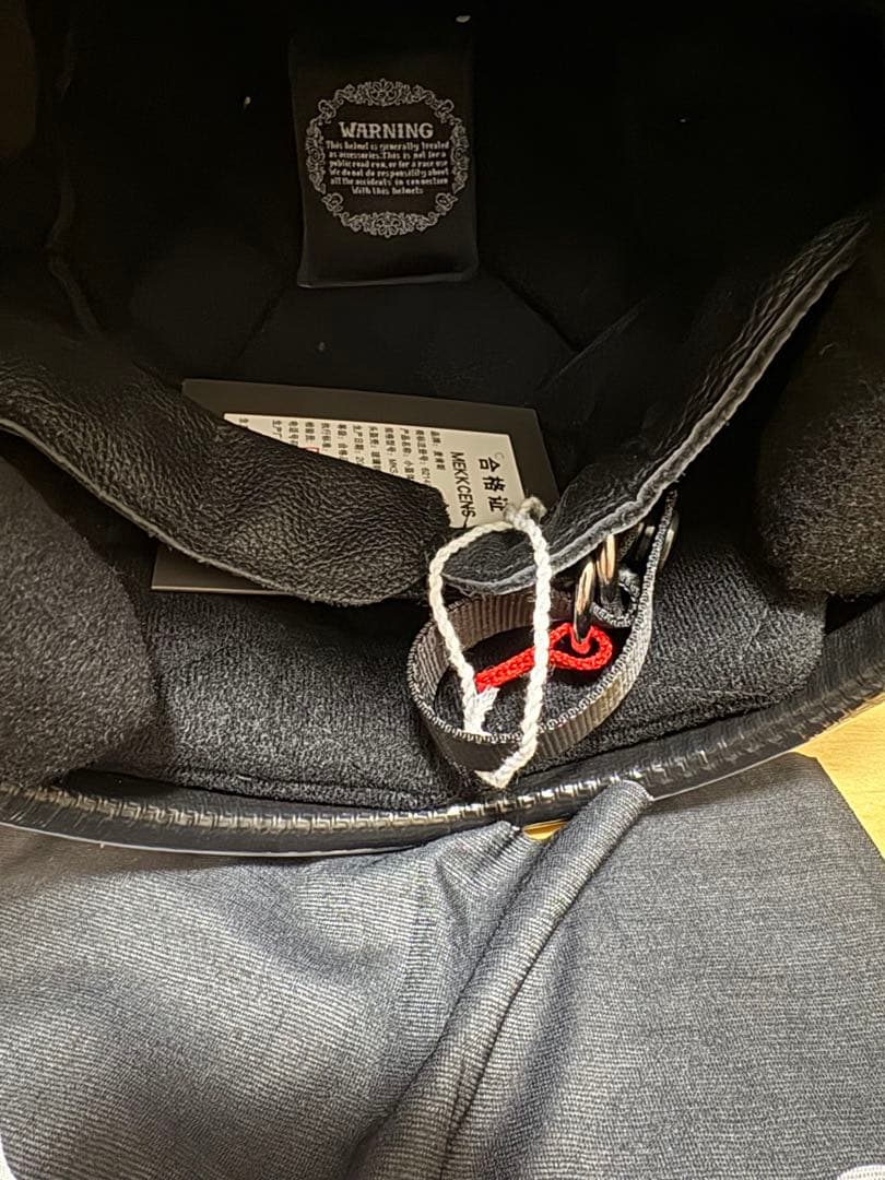 新品！スペースヘルメットLサイズ　ブラック　ゴーグル、ケース付きnobudz風