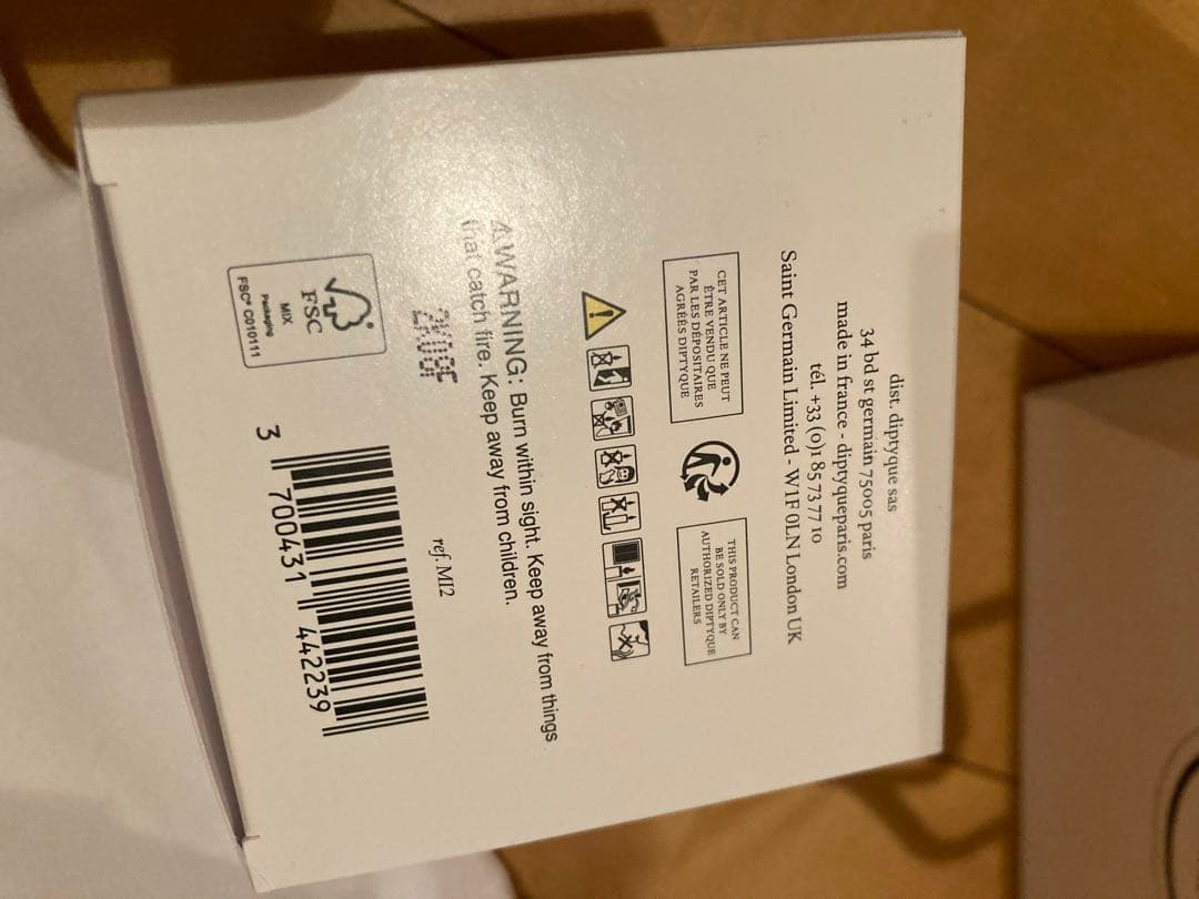 【未使用新品】diptyque paris キャンドル ミモザ 190g