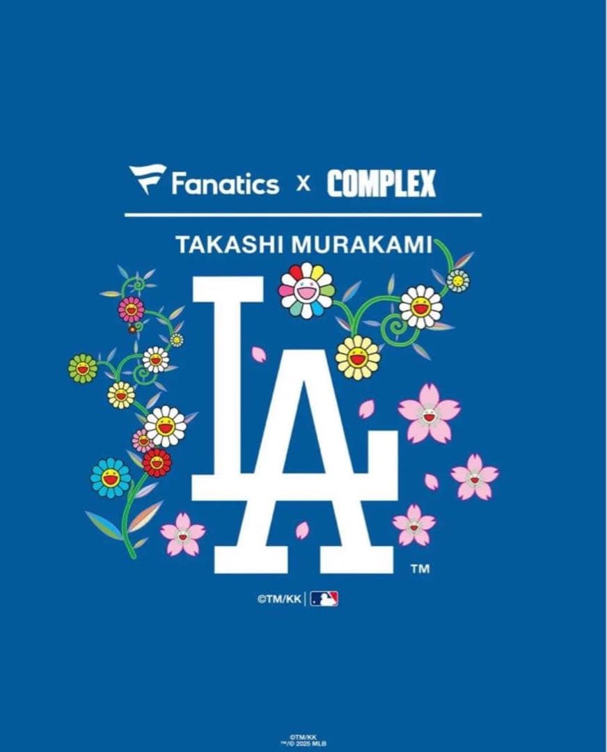 限定完売品 ドジャース 村上隆 特別コラボ Tシャツ サイズL ホワイト