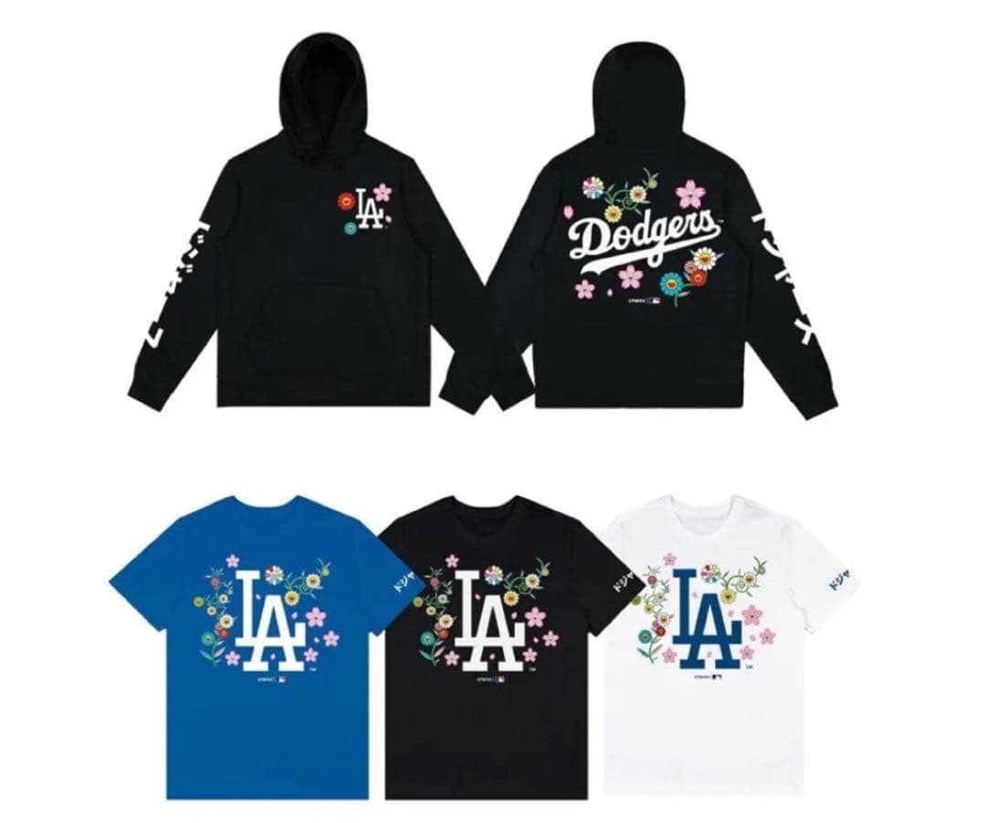 限定完売品 ドジャース 村上隆 特別コラボ Tシャツ サイズL ホワイト