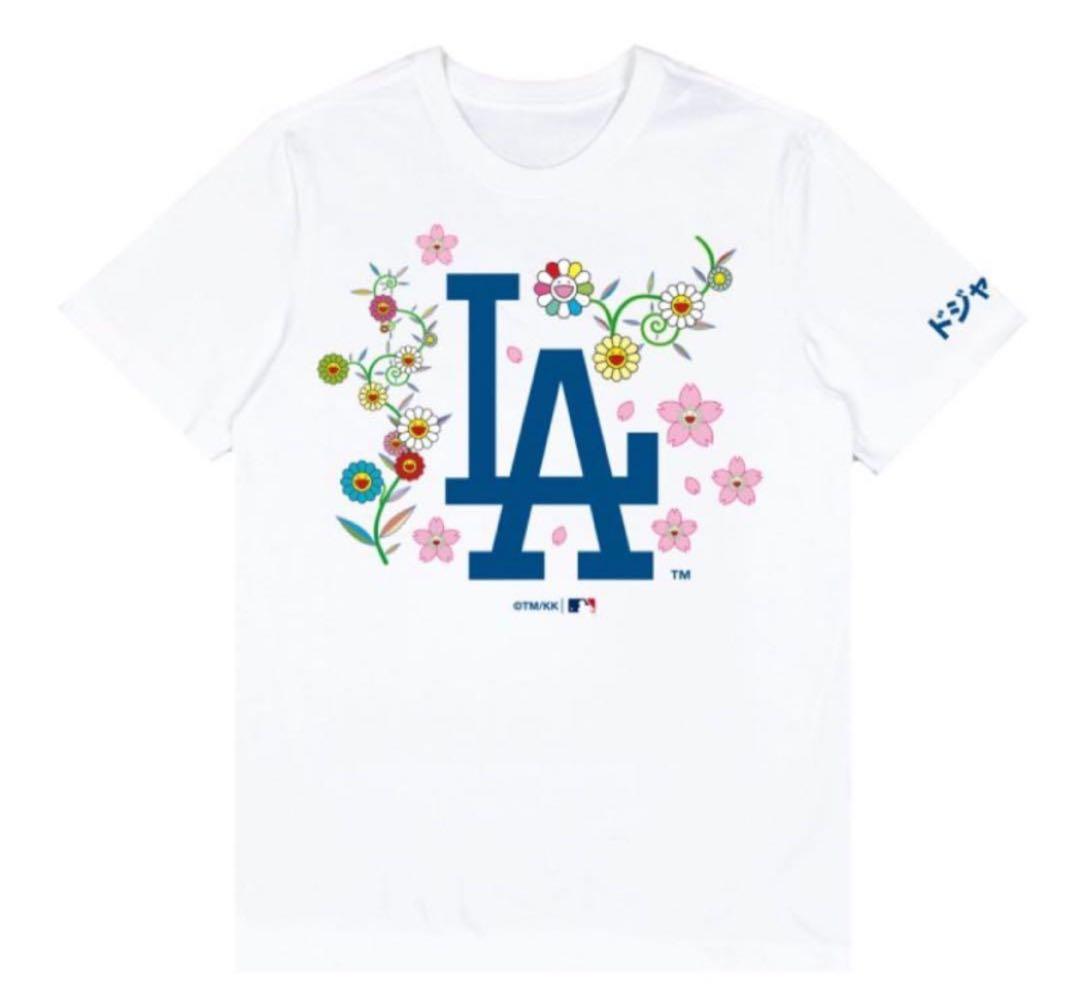 限定完売品 ドジャース 村上隆 特別コラボ Tシャツ サイズL ホワイト