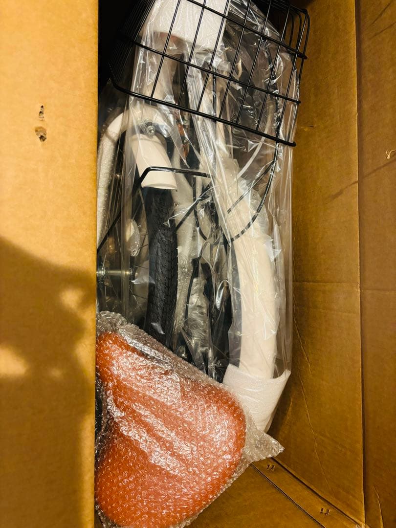 自転車 折りたたみ自転車 20インチ 7段変速 軽量 ホワイト クリスマス