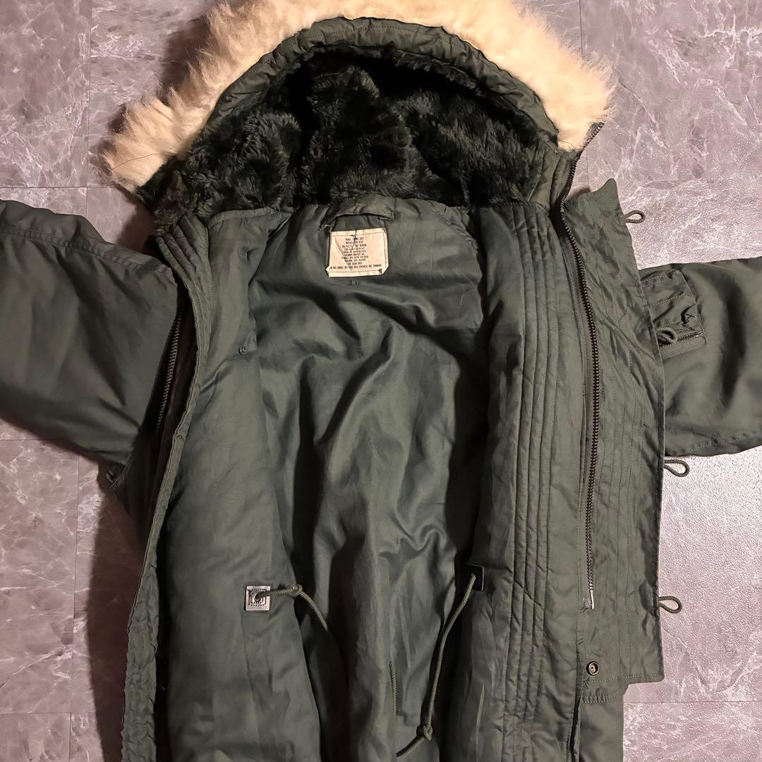 【希少】80s USミリタリー N-3B 米軍本物 フライトジャケット M