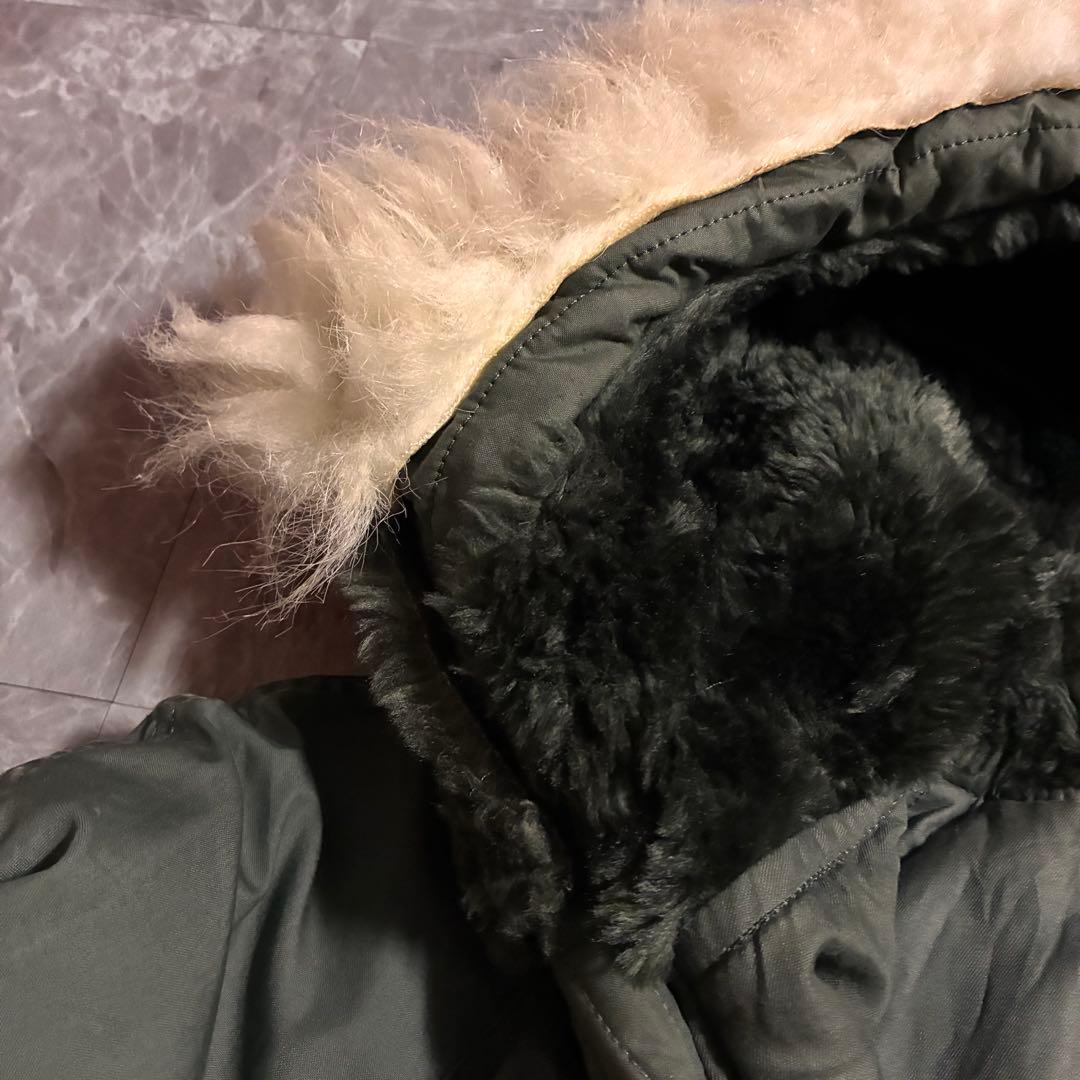 【希少】80s USミリタリー N-3B 米軍本物 フライトジャケット M