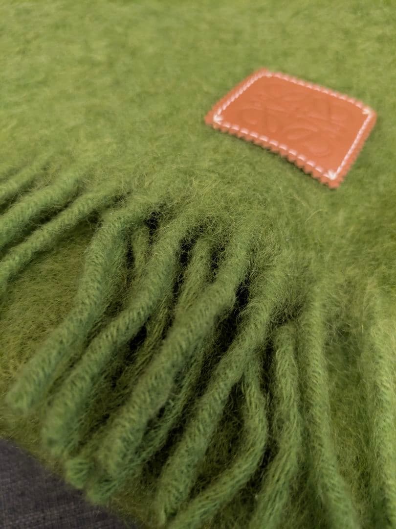 LOEWE ロエベ マフラー グリーン