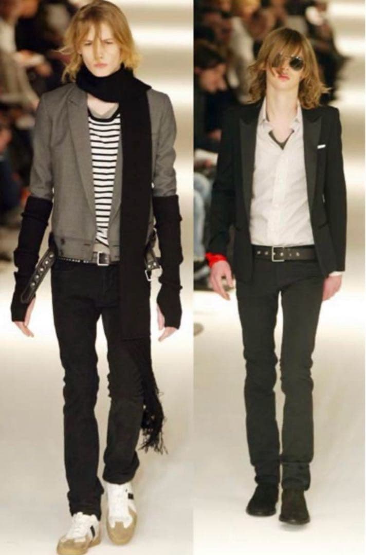 dior homme 04aw victim期 ロングマフラー - メルカリ