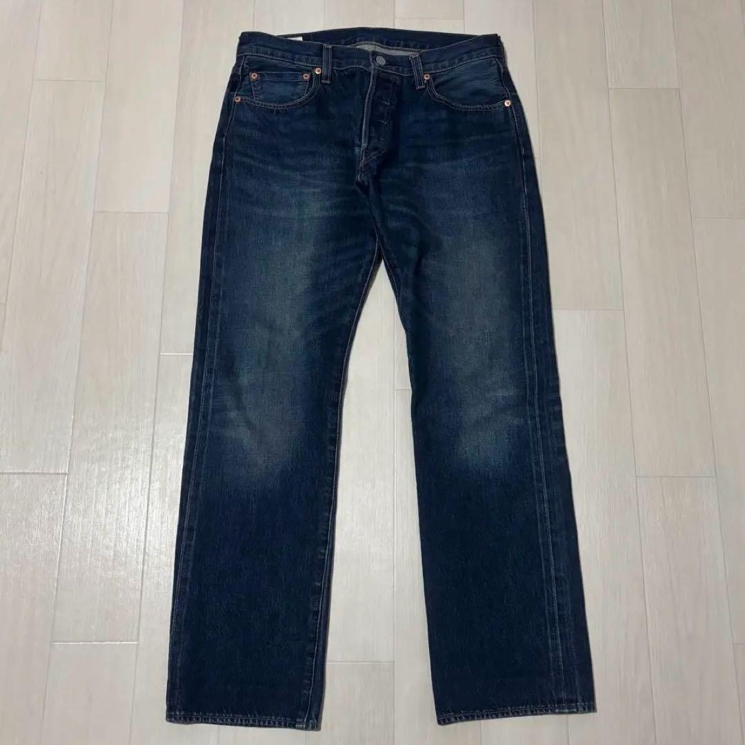 【美品】リーバイス501 プレミアム 赤耳 セルビッチ BIGE ビッグE 濃紺