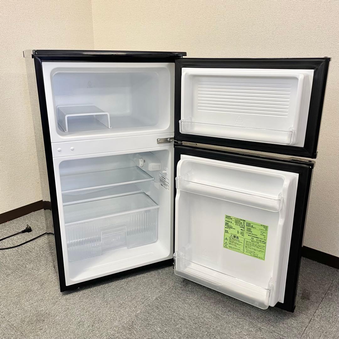 コンフィー 2ドア冷蔵庫 RCT90BL(E) 90L 2023年製